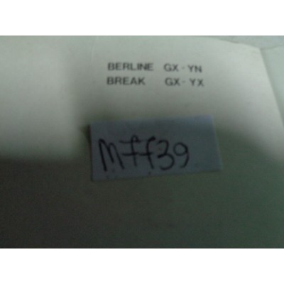 M7739 XX - LIBRETTO USO E MANUTENZIONE CITROEN GSA-0