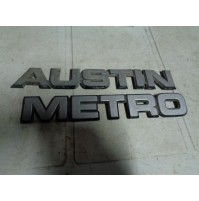 M8055 XX - SCRITTA LOGO STEMMA EMBLEM EMBLEMA FREGIO AUSTIN MINI METRO