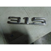 M8071 XX - SCRITTA LOGO STEMMA EMBLEM EMBLEMA FREGIO 315 BMW