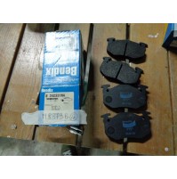 M8379B - B342331 SET SERIE PASTICCHE PASTIGLIE ANTERIORI RENAULT SUPER 5 CLIO