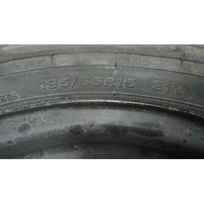 M846C XX - RUOTA CERCHIO VW GOLF MK4 1J0.601.027Q + PNEUMATICO DUNLOP 195 65 15 -7