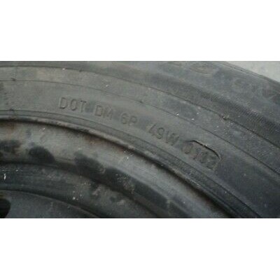 M846C XX - RUOTA CERCHIO VW GOLF MK4 1J0.601.027Q + PNEUMATICO DUNLOP 195 65 15 -8