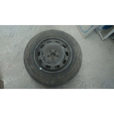 M846C XX - RUOTA CERCHIO VW GOLF MK4 1J0.601.027Q + PNEUMATICO DUNLOP 195 65 15 