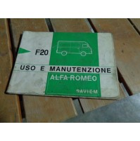 M8607 XX - MANUALE LIBRETTO USO E MANUTENZIONE ALFA ROMEO F20