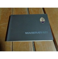 M8634 XX - DEPLIANT MASERATI 420