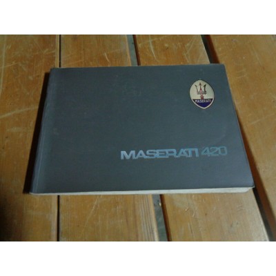 M8634 XX - DEPLIANT MASERATI 420