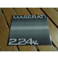 M8657 XX - LIBRETTO BROCHURE DEPLIANT MASERATI 224 2.24 V