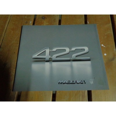 M8658 XX - LIBRETTO BROCHURE DEPLIANT MASERATI 422