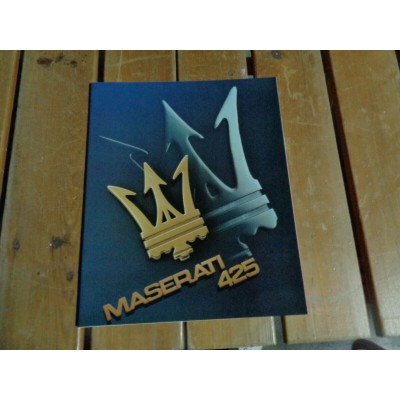 M8664 XX - LIBRETTO BROCHURE DEPLIANT MASERATI 425