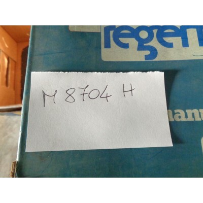 M8704H XX - MANUALE D'OFFICINA INNOCENTI REGENT 1300 1300L 1500L-0