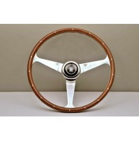 VOLANTE NARDI - MOGANO CON RIVETTI RAZZE LUCIDE ANNI 50 - 5038.39.3000