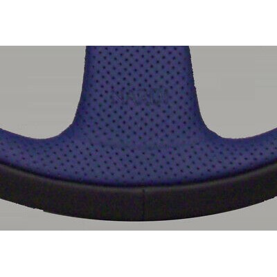 VOLANTE NARDI - PELLE NERA E BLU RAZZE NERE - Ø 350mm 6089.35.2070-0