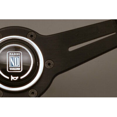 VOLANTE NARDI - PELLE NERA TRAFORATA E RAZZE NERE - Ø 360mm 6062.36.2092-1