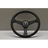 VOLANTE NARDI - Pelle nera e raggi anodizzati neri - Ø 340mm 6061.34.2001