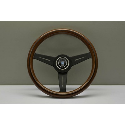 VOLANTE NARDI - in legno di mogano e razze nere - Ø 340mm 5061.34.2000