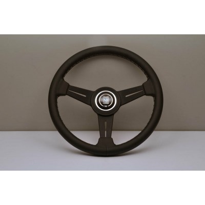 VOLANTE NARDI - in pelle nera e razze nere - Ø 330mm 6061.33.2001