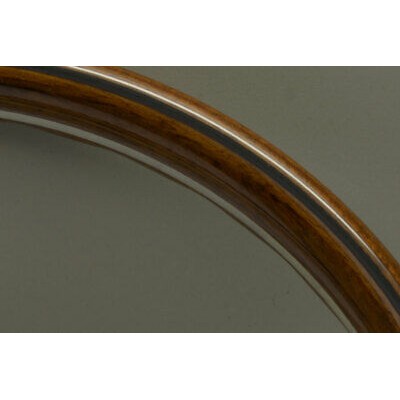 VOLANTE NARDI - legno di mogano razze BIANCHE ANODIZZATE - Ø 360mm 5061.36.1000 -2