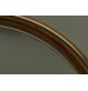 VOLANTE NARDI - legno di mogano razze BIANCHE ANODIZZATE - Ø 360mm 5061.36.1000 