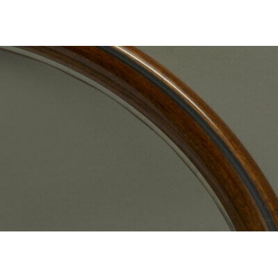 VOLANTE NARDI - mogano E razze BIANCHE ANODIZZATE - Ø 360mm 5061.36.1090-2