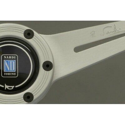 VOLANTE NARDI - mogano E razze BIANCHE ANODIZZATE - Ø 360mm 5061.36.1090-1