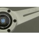 VOLANTE NARDI - mogano E razze BIANCHE ANODIZZATE - Ø 360mm 5061.36.1090
