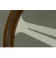 VOLANTE NARDI - mogano E razze BIANCHE ANODIZZATE - Ø 360mm 5061.36.1090